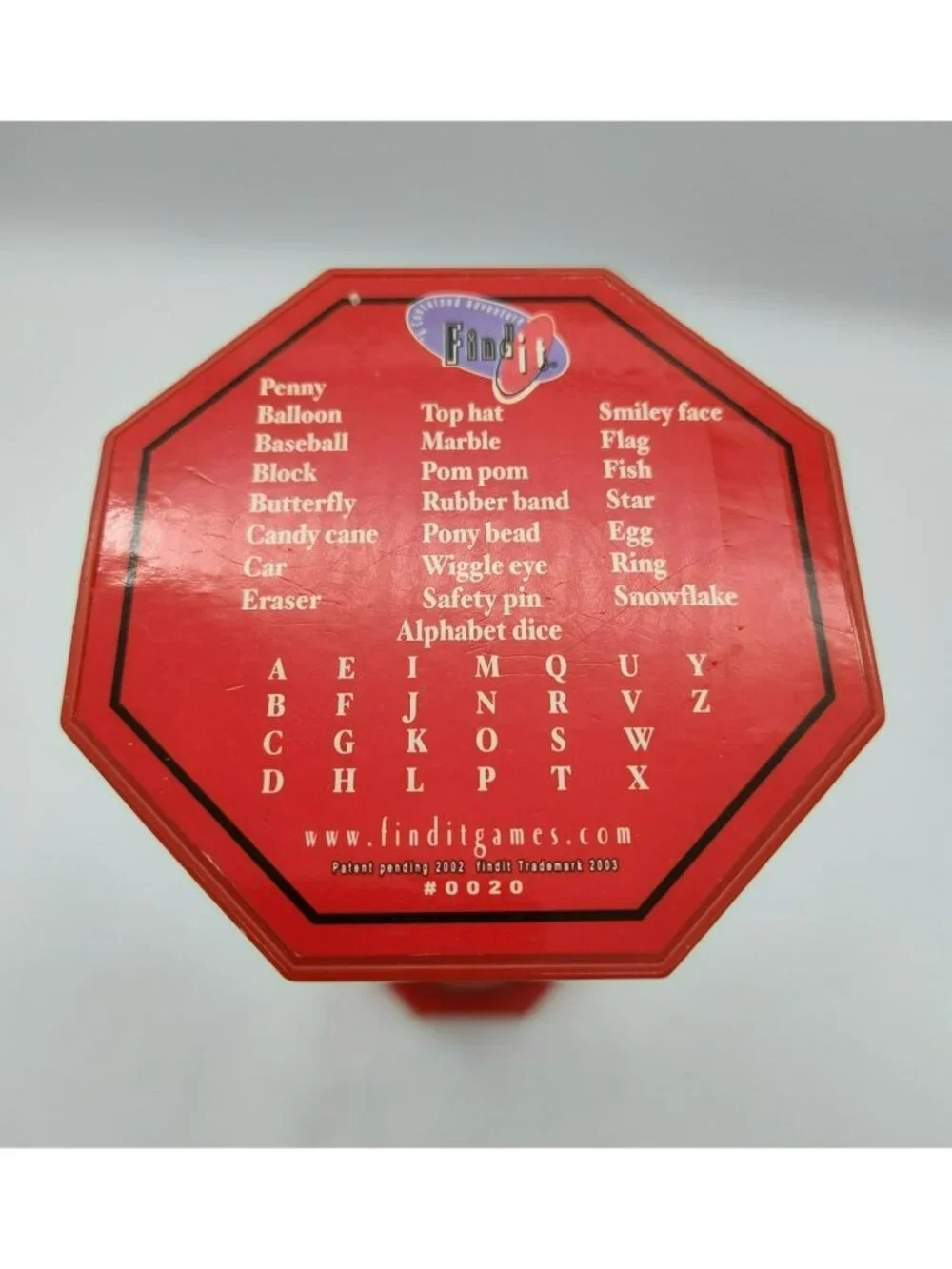 Find It - A Contained Experience Game Tube for Kids Red Cap #0020 Travel Fidget